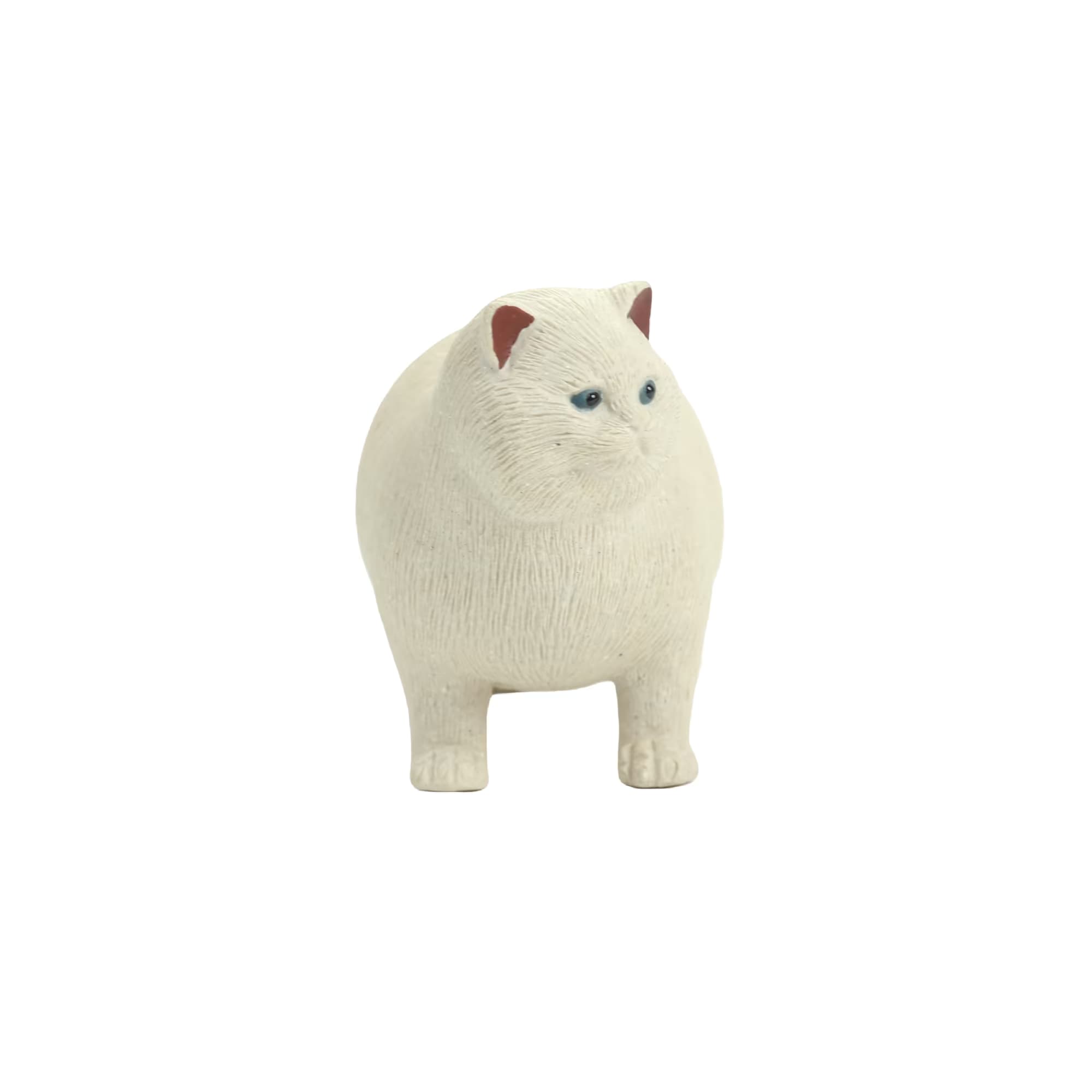 The White Cat — Yixing clay tea pet