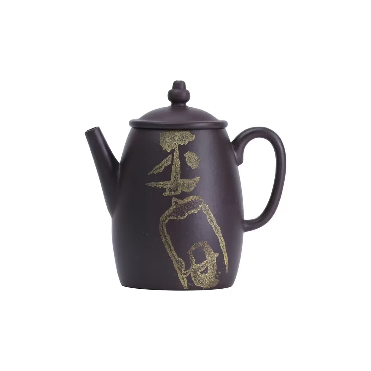 Door God — Peace — a Blended Purple Clay Yixing teapot