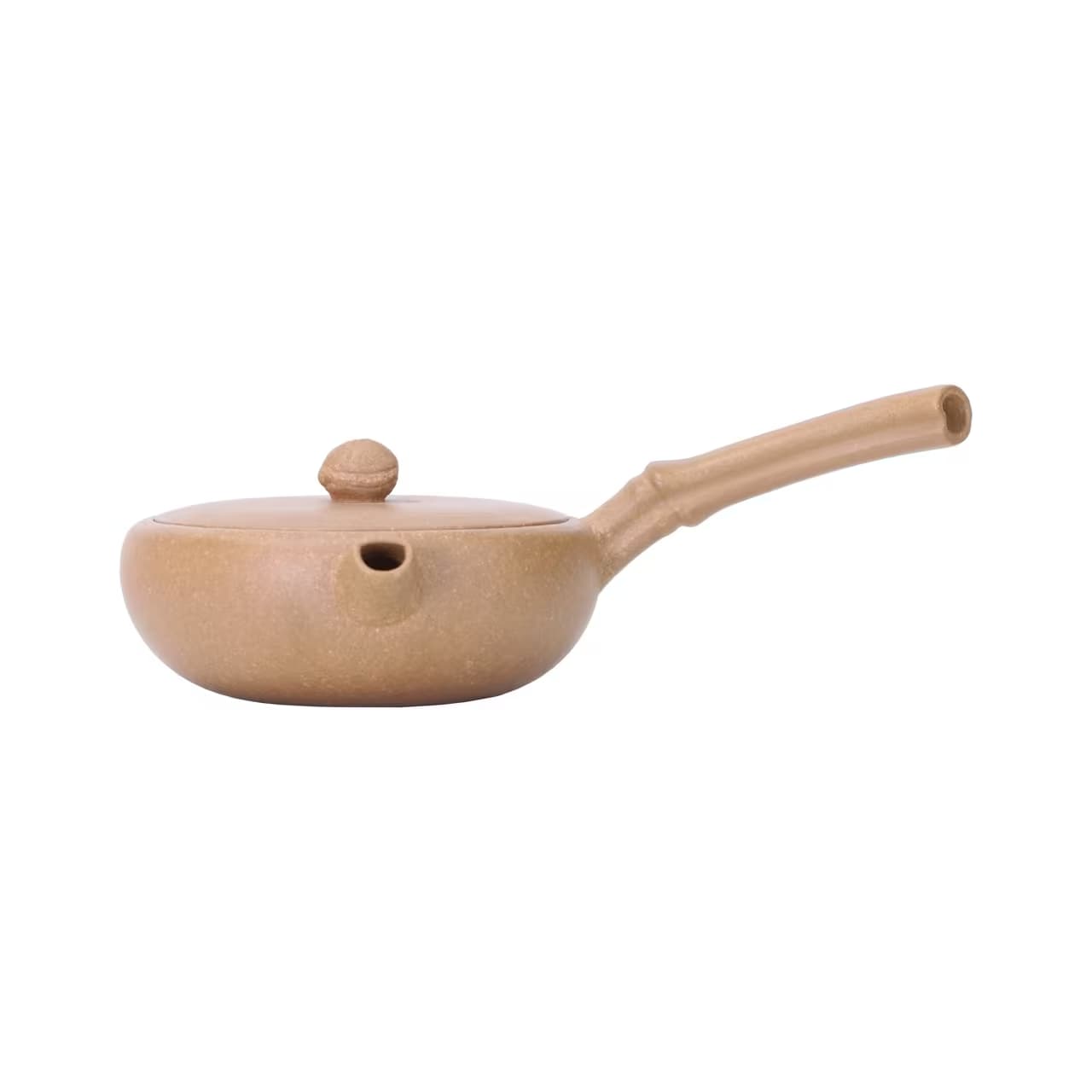 Knowing Bamboo — a Yellow Jade Duan Yixing teapot by PO/ET