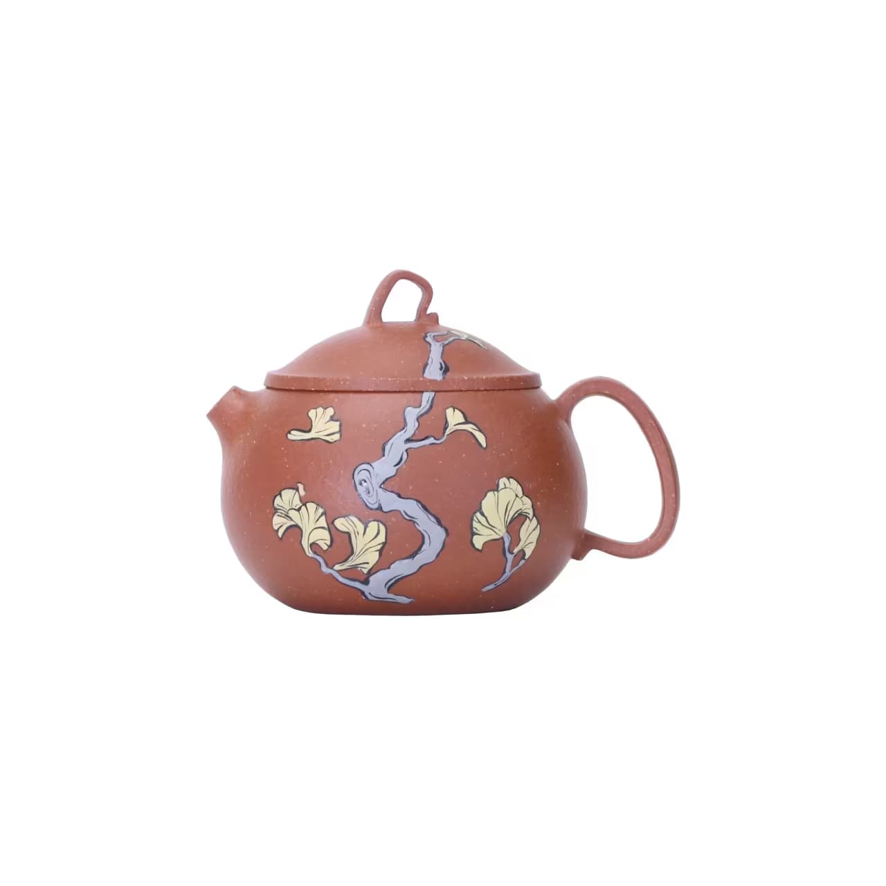 Little Xishi — Ginkgo — a Slope Clay Yixing teapot