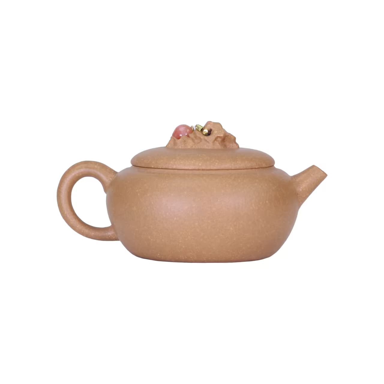 Seeing the Mountain — a Yellow Jade Duan Yixing teapot